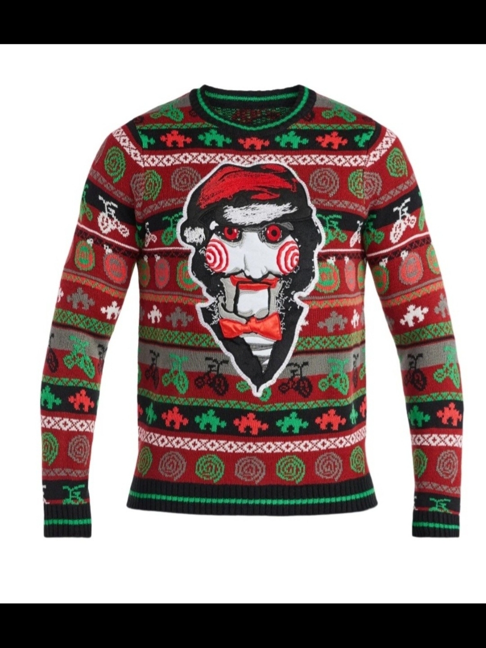 Jigsaw, Billy The Puppet Christmas Sweater